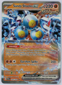 Pokemon TCG Sandy Shocks ex 108/182 Sv04: Paradox Rift Double Rare - Image 1