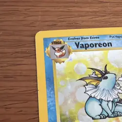 Pokemon TCG Jungle Vaporeon 12/64 Holo Rare Card LP/MP - Image 2