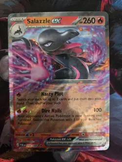 SALAZZLE EX 016/088 MEGA EVOLUTION PERFECT ORDER DOUBLE RARE POKEMON TCG - Image 1