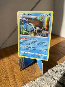 ✨Blastoise 017/078 Pokemon GO Holo Rare NM-Mint Pokemon TCG Card✨ - Image 1