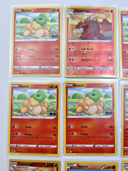 9 Card Lot Numel Camerupt Reverse Holo Rare Pokemon TCG - Image 3