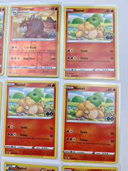 9 Card Lot Numel Camerupt Reverse Holo Rare Pokemon TCG - Image 4
