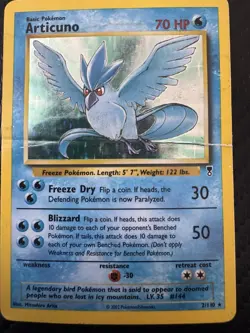 Pokemon Articuno Legendary Collection 2/110 Holo Rare Basic 70 HP Holo 2002 - Image 1