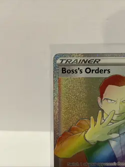Pokemon TCG Boss's Orders Trainer Rainbow Rare Full Art 200/192 - Image 2