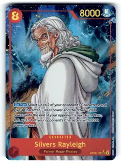 Two Legends #OP08-118 Silvers Rayleigh (Parallel) - Image 1