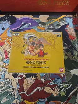 One Piece TCG: Kingdoms of Intrigue OP04 - Booster Box - Sealed - Image 1