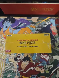 One Piece TCG: Kingdoms of Intrigue OP04 - Booster Box - Sealed - Image 2