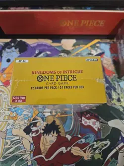 One Piece TCG: Kingdoms of Intrigue OP04 - Booster Box - Sealed - Image 3