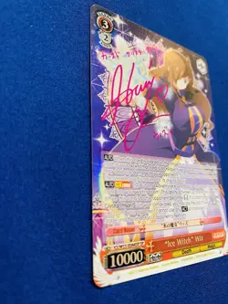 Weiss Schwarz Ice Witch Wiz (SP) Konosuba 2 Gods Blessing PURPLE AUTO ENGLISH!💜 - Image 4