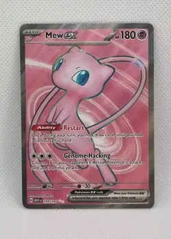 Mew ex 193/165 SV: Scarlet & Violet 151 Full Art Ultra Rare Pokemon Card - Image 1