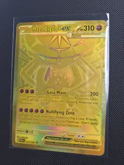 Pokemon Perfect Order Mega Zygarde EX Gold Mega Hyper Rare 124/88 - Image 1