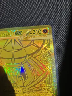 Pokemon Perfect Order Mega Zygarde EX Gold Mega Hyper Rare 124/88 - Image 4