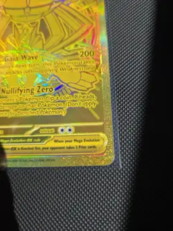 Pokemon Perfect Order Mega Zygarde EX Gold Mega Hyper Rare 124/88 - Image 5