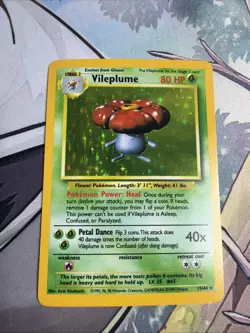 Vileplume Holo Rare Jungle 15/64 Pokemon Card - WOTC 1999 - Image 1