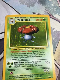 Vileplume Holo Rare Jungle 15/64 Pokemon Card - WOTC 1999 - Image 3