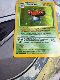 Vileplume Holo Rare Jungle 15/64 Pokemon Card - WOTC 1999 - Image 4