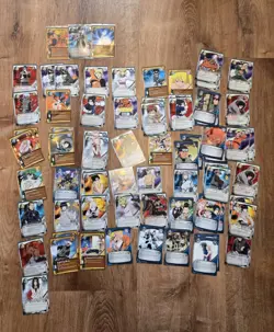 Naruto CCG Collectible Card Game 2002 LOT Of 70 Cards Includes 3 Foil Cards - Image 1