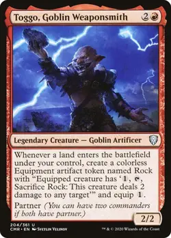 MTG - Toggo, Goblin Weaponsmith - Commander Legends - Magic the Gathering - Image 1