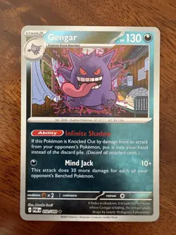 Gengar Reverse Holo Perfect Order Pokemon Card TCG NM Near Mint - Image 1