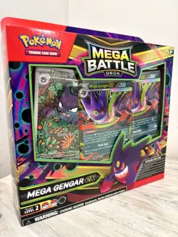 Pokemon TCG Mega Evolutions - Mega Battle Deck - Mega Gengar EX Factory Sealed - Image 2