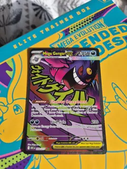 Pokemon TCG Ascended Heroes Mega Gengar EX Mega Attack Rare 269/217 Pack Fresh✅ - Image 1