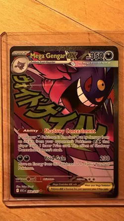 Mega Gengar EX Mega Attack Rare 269/217 Pack Fresh. Pokemon TCG Ascended Heroes - Image 1