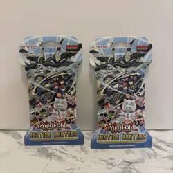 Yu-Gi-Oh Justice Hunters Sleeved Booster Pack English 1st Edition X16 - Image 1
