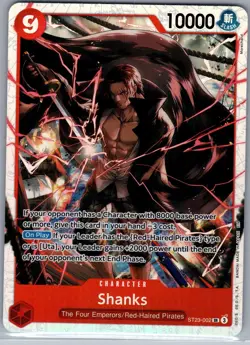 Shanks ST23-002 SR Starter Deck 23: RED Shanks - One Piece Card Game - NM - Image 1
