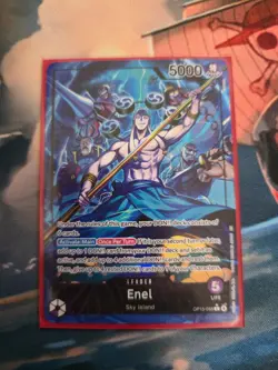 One Piece Enel OP15-058 Leader Alt Art Adventure On Kami's Island - Image 1
