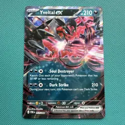 Pokemon TCG Perfect Order Yveltal EX 053/088 NM Card English - Image 1