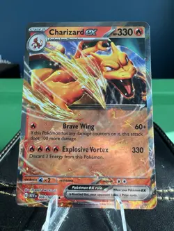 Pokemon TCG Charizard EX Scarlet & Violet Holo Double Rare Card 006/165 - Image 3
