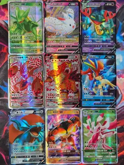 9 card lot Pokemon Chinese ID Card Set W/ 2 Box Hit's - Image 1