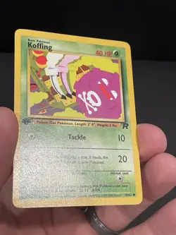 Pokemon Card 1ST EDITION Koffing Team Rocket 58/82 WotC Vintage 2000 NM - Image 5