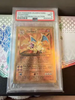 Charizard Celebrations UPC Metal Promo 4/102 Graded psa 9 Pokemon Card - Image 1