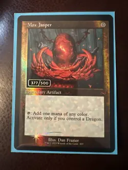 Magic the Gathering Mox Jasper Serialized - Image 1