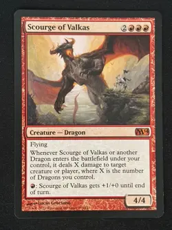 1x MTG Scourge of Valkas - Magic 2014 (M14) #151 - Magic the Gathering - Image 1