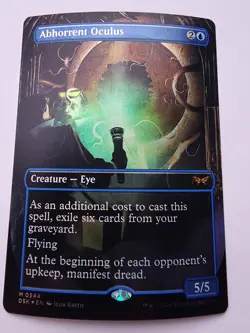 Abhorrent Oculus (Borderless) Duskmourn: House of Horror Foil - Image 1