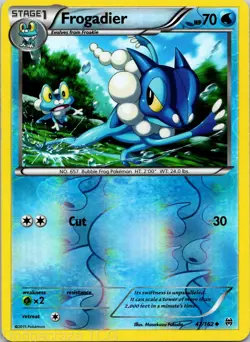 Frogadier 47/162 Uncommon BREAKthrough Pokemon Reverse Holo NM - Image 1