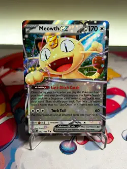 Pokemon TCG Perfect Order Meowth Ex Double Rare #062/088 - Image 1
