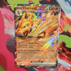 Pokemon Charizard ex SVP 167 Scarlet & Violet Promo Holo 330 HP Brave Wing - Image 1