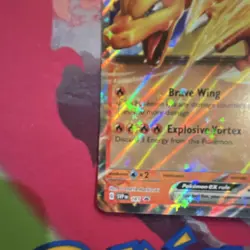 Pokemon Charizard ex SVP 167 Scarlet & Violet Promo Holo 330 HP Brave Wing - Image 5