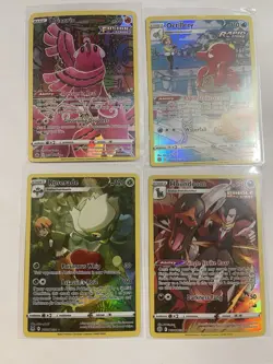 Pokemon TCG Trainer & Galarian Gallery Illustration Rare Lot Of 4 - Image 1