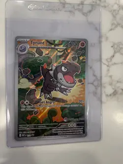 Pokemon Stamped Pokemon Center Tyrunt 070 Perfect Order Pack Fresh - NM - Image 1
