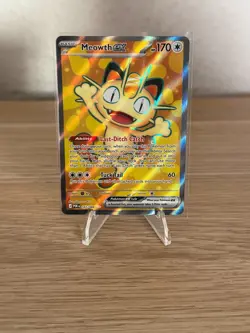 Pokemon Meowth EX 107/088 Full Art Ultra Rare Perfect Order Pack Fresh - Image 1