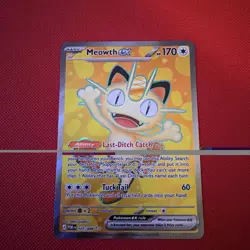 Meowth Ex 107/088 Perfect Order Full Art Pack Fresh. Pokemon Card - Image 1