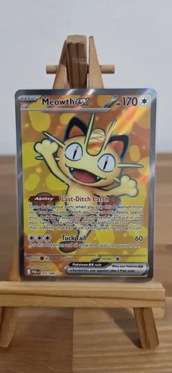 Meowth ex 107/088 Perfect Order Full Art Ultra Rare NM Pokemon - Image 1