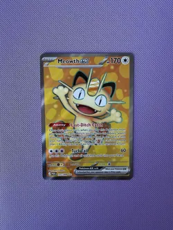 Pokemon Meowth EX 107/088 Full Art Ultra Rare Perfect Order Pack Fresh - Image 1