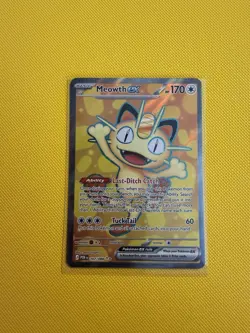 Meowth Ex 107/088 Perfect Order Full Art Pack Fresh. Pokemon Card - Image 1