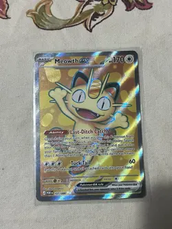 Meowth Ex 107/088 Perfect Order Full Art Pack Fresh. Pokemon Card - Image 1