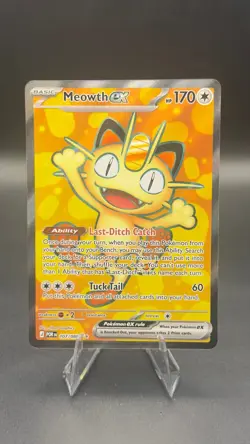 Meowth ex 107/088 Perfect Order Full Art Ultra Rare NM Pokemon - Image 1
